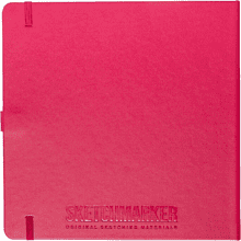 Скетчбук "Sketchmarker", 80 листов, 20x20 см, 140 г/м2, маджента 
