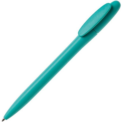 Ручка шариковая автоматическая "Bay MATT", 1.0 мм, бирюзовый, стерж. синий