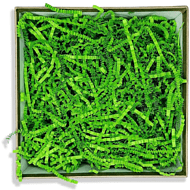 Наполнитель бумажный, гофрированный, 3 мм, 50 г, зеленый