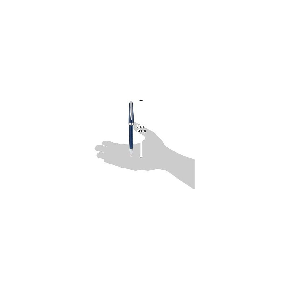 Ручка шариковая автоматическая "Cross Aventura", 0.7 мм, синий, серебристый, стерж. черный - 2