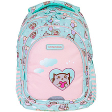 Рюкзак детский Astra "Kitty's World", голубой, розовый