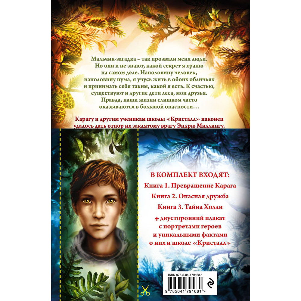 Комплект из 3-х книг "Дети леса. Книги 1-3. Комплект с плакатом", Катя Брандис - 3