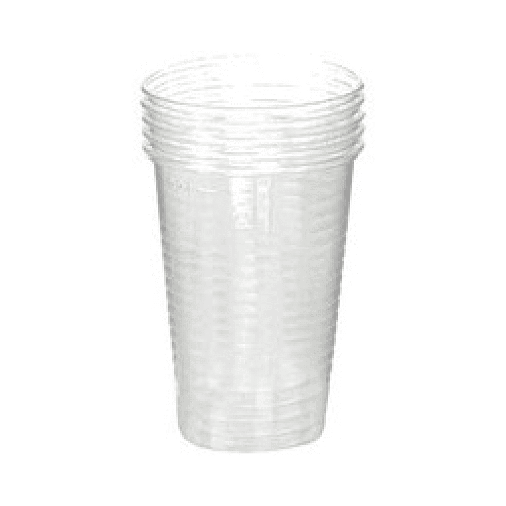 Пластиковый стакан одноразовый 100 мл, 100 шт/упак