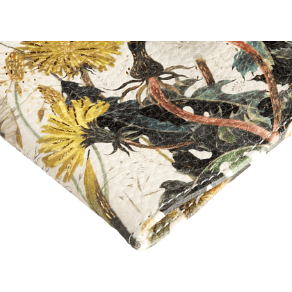 Обложка для паспорта "Flora. Одуванчики", кожзам, бежевый - 5