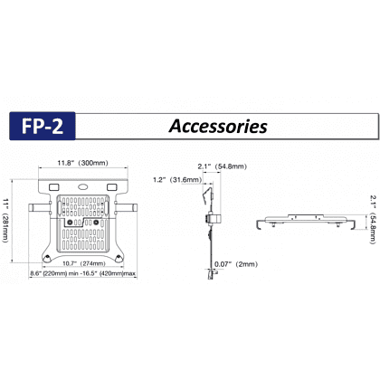 Адаптер для ноутбука NB FP-2, черный - 2