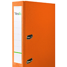 Папка-регистратор "Yesli:", А4, 50 мм, ПВХ Эко, оранжевый