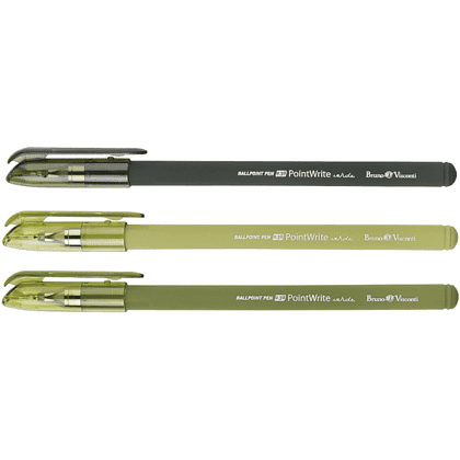 Ручка шариковая "PointWrite Verde", 0.38 мм., пластик, ассорти, синий - 2