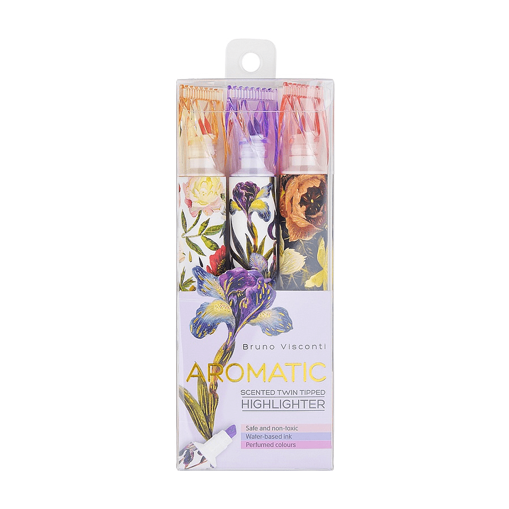 Набор маркеров текстовых “Flora”, 3 штуки, ассорти - 2