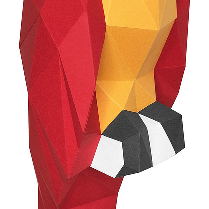 Набор для 3D моделирования "Попугай Ара", красный - 5