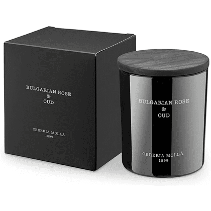 Свеча ароматическая CERERIA MOLLA "Bulgarian Rose & Oud", 230 гр., подарочная упаковка