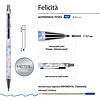 Ручка шариковая автоматическая "Felicita. Цветы. Нежность", 0.7 мм, разноцветный, стерж. синий - 3