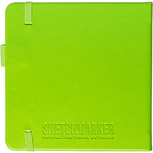Скетчбук "Sketchmarker", 80 листов, 12x12 см, 140 г/м2, зеленый луг