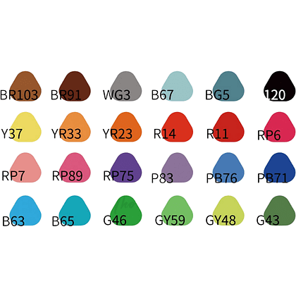 Набор маркеров художественных "Himi Miya", 36 шт/упак - 11