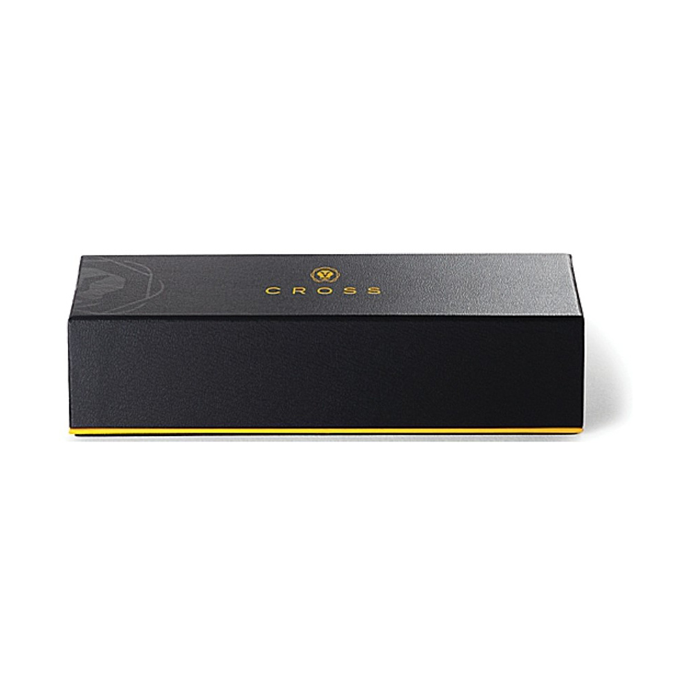 Ручка шариковая автоматическая Cross "Beverly Black Lacquer", 0.7 мм, черный, стерж. черный - 2