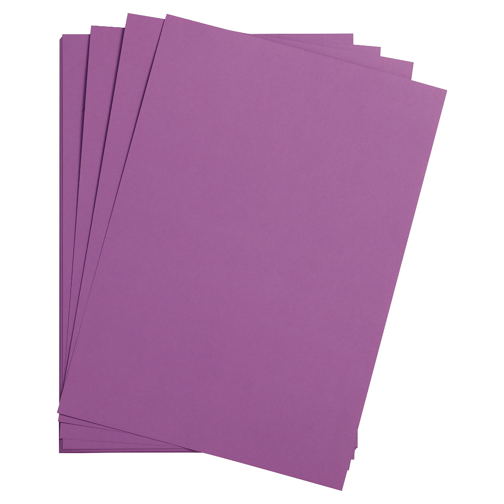 Бумага цветная "Maya", А4, 120г/м2, фиолетовый