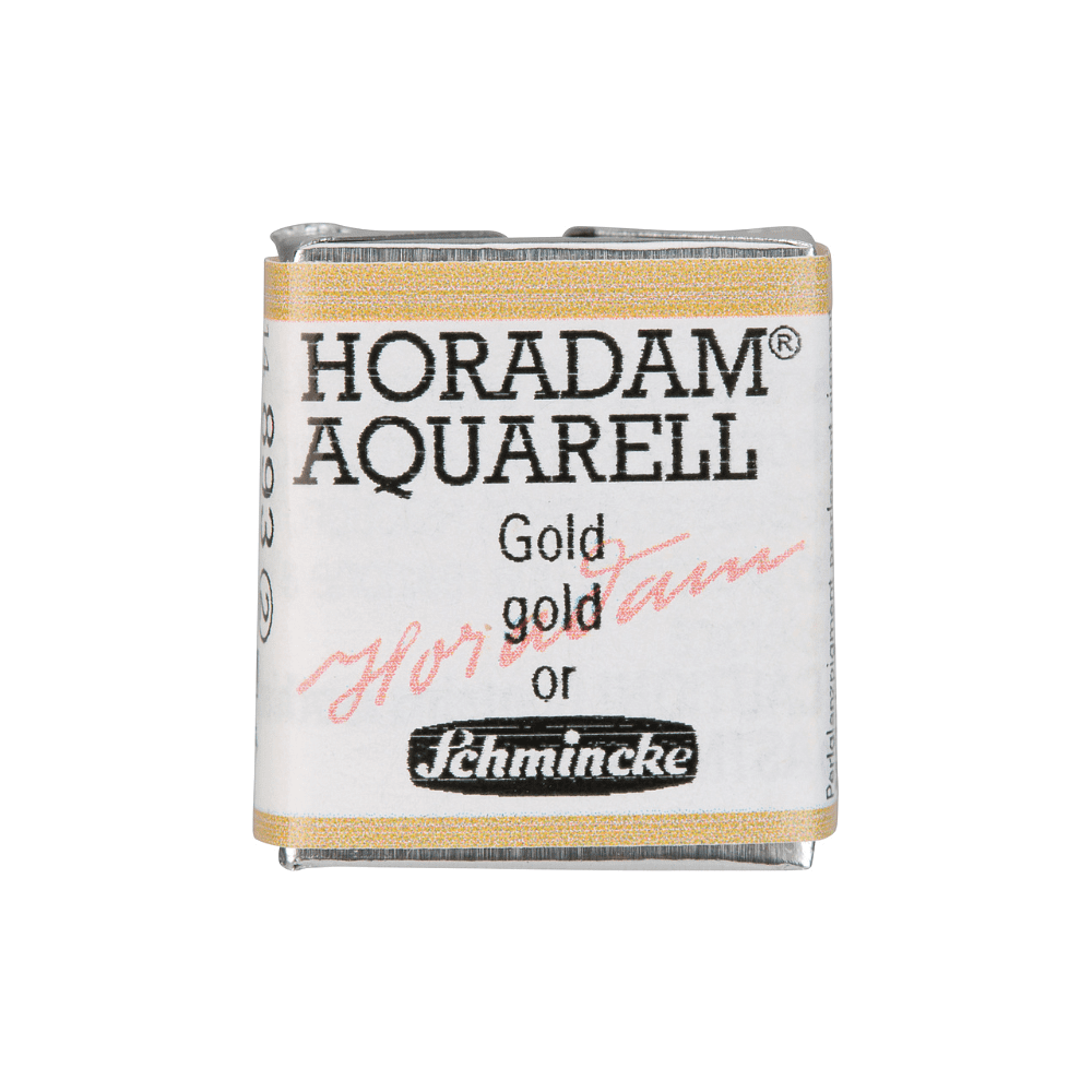 Краски акварельные "Schmincke Horadam", 893 золото, полукювета