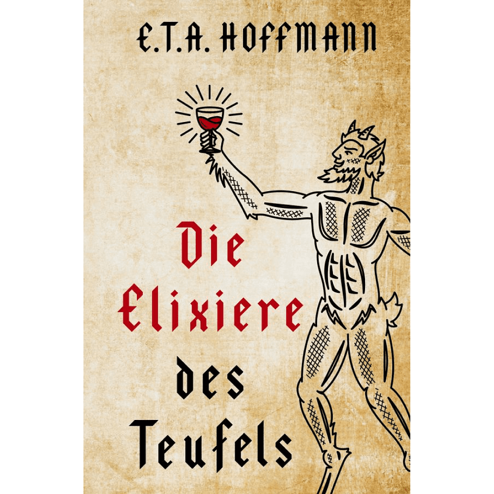 Книга на немецком языке "Die Elixiere des Teufels", Эрнст Гофман
