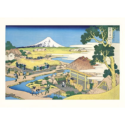 Книга на английском языке "Hokusai: Thirty-Six Views of Mount Fuji", Amelie Balcou - 3