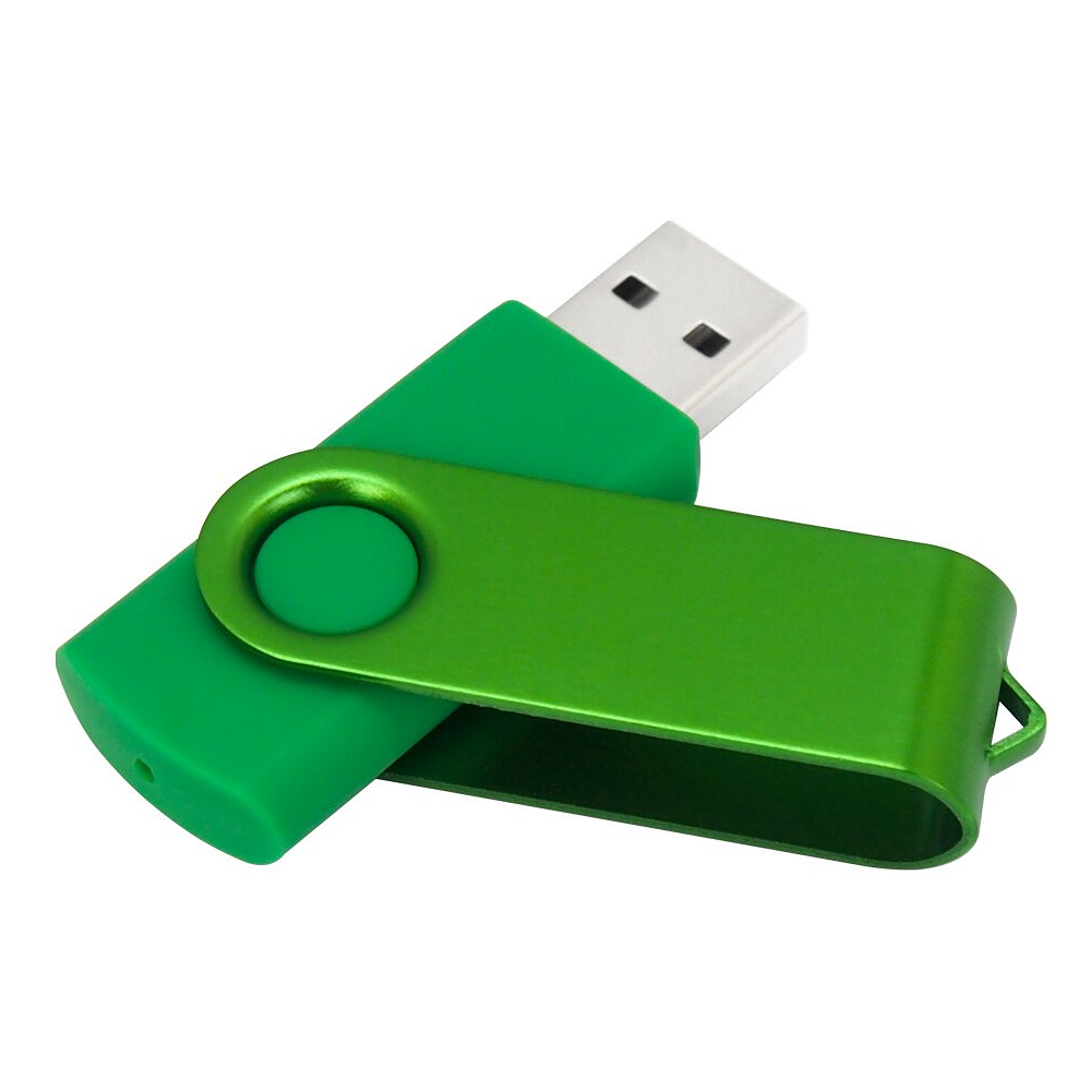 USB Flash накопитель 2.0 16 Gb VDF-008 СС, пластик, металл, зеленый - 2