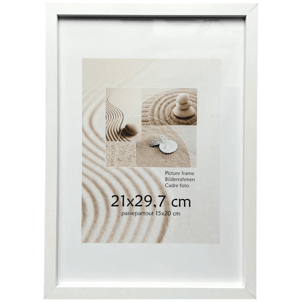 Фоторамка "1213-80303", 21х29.7 см, белый