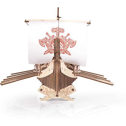 Конструктор 3D "Драккар", деревянный - 3