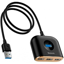 USB-хаб Baseus Square Round 4in1 (CAHUB-AY01)