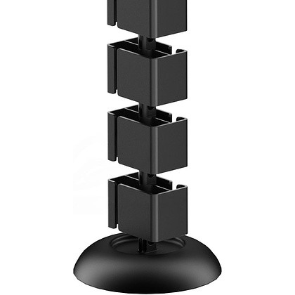 Кабель-канал вертикальный Ergo Cabel R BLACK, черный - 4