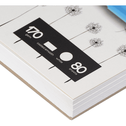 Скетчбук "Sketch&Art", 18х15.5 см, 170 г/м2, 80 листов, на спирали - 4