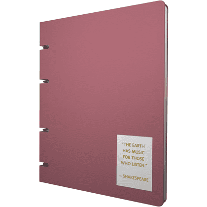 Тетрадь "Nuances. Агат", А4, 120 листов, клетка, красный 