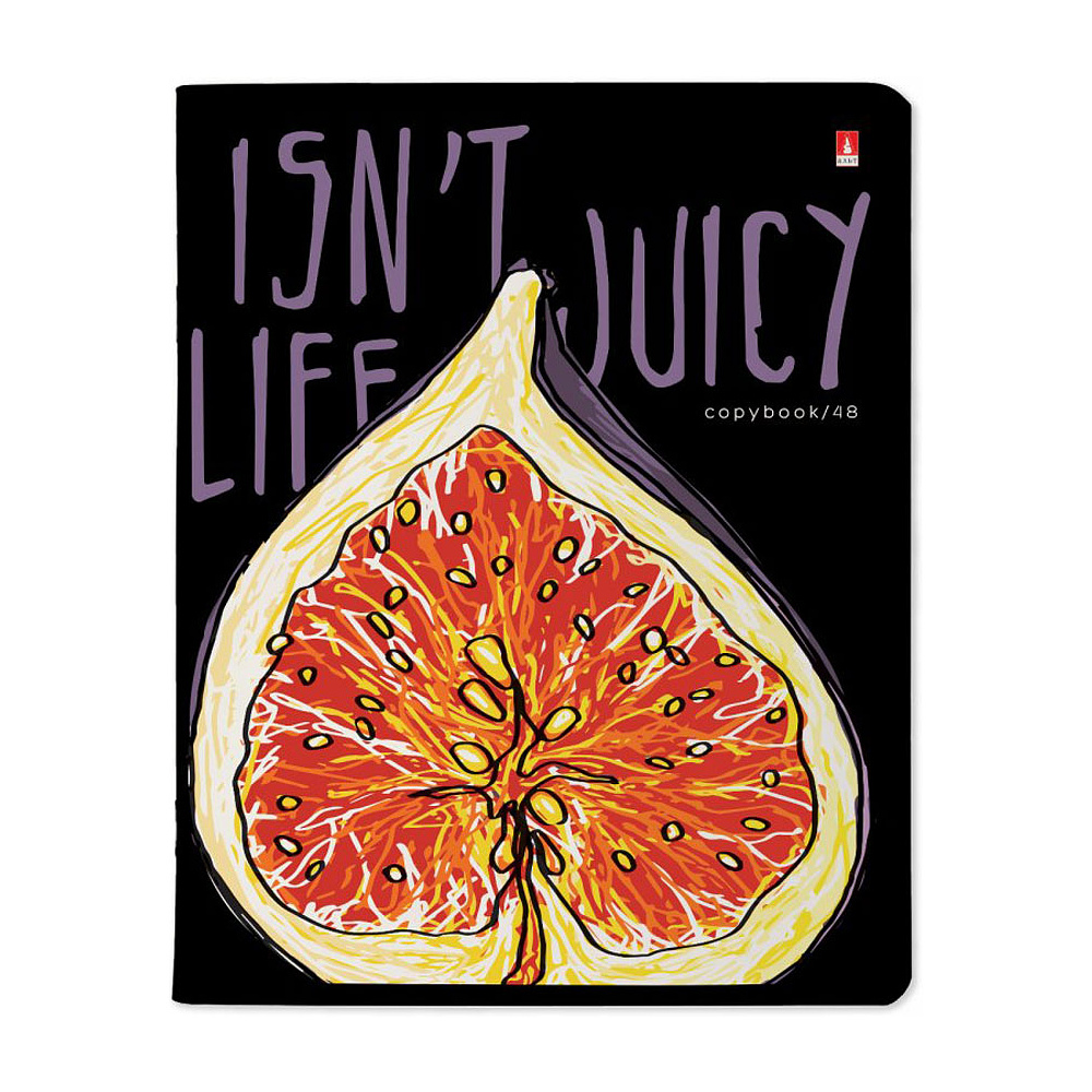 Тетрадь "Juicy life", А5, 48 листов, клетка, ассорти - 5