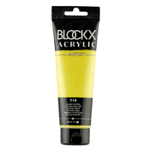 Краски акриловые "Blockx", 716 желтый Блокс, 120 мл