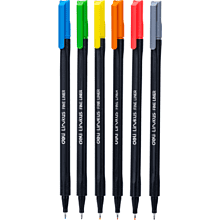 Ручка-лайнер "Linkus", 0.45 мм, 6 шт, ассорти