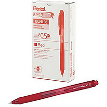 Ручка-роллер "EnerGel-X", 0.5 мм, красный, стерж. красный