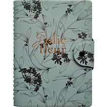 Блокнот "Fleur", А5, 96 листов, в клетку, серый