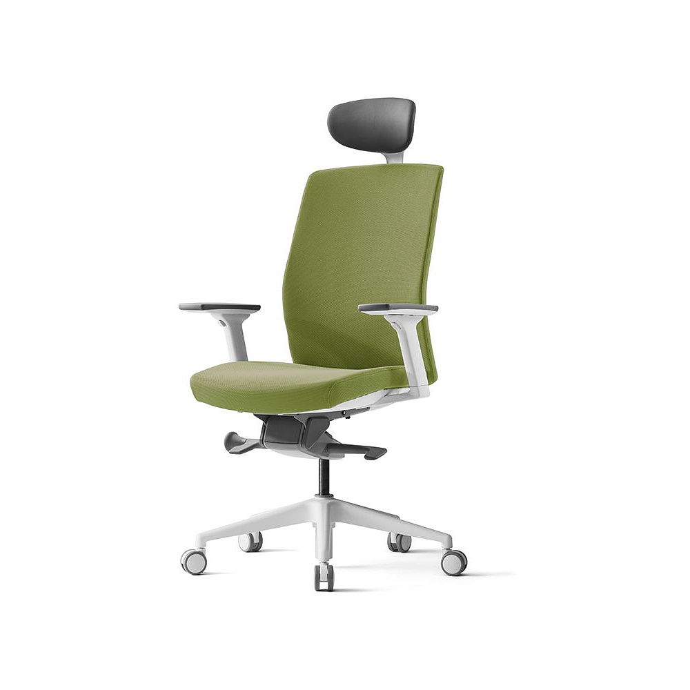 Кресло для руководителя "BESTUHL J2", ткань, пластик, зеленый