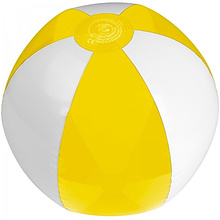 Мяч пляжный "Montepulciano", желтый, белый