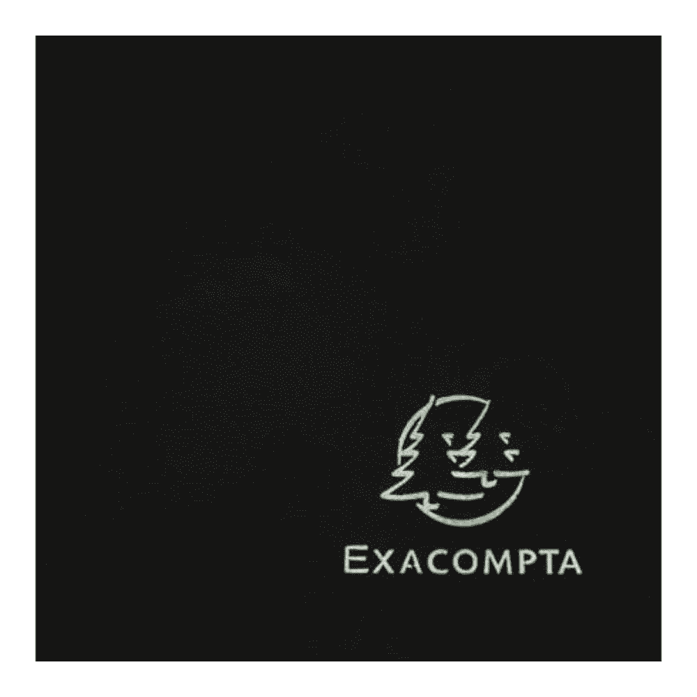 Папка на резинках "Exacompta", A4, 15 мм, полипропилен, черный - 4