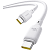 Кабель Baseus P10377704213-00, Silky Series Fast Charging Cable, Type-C to Type-C 100W, 1 м, Moon White - 2