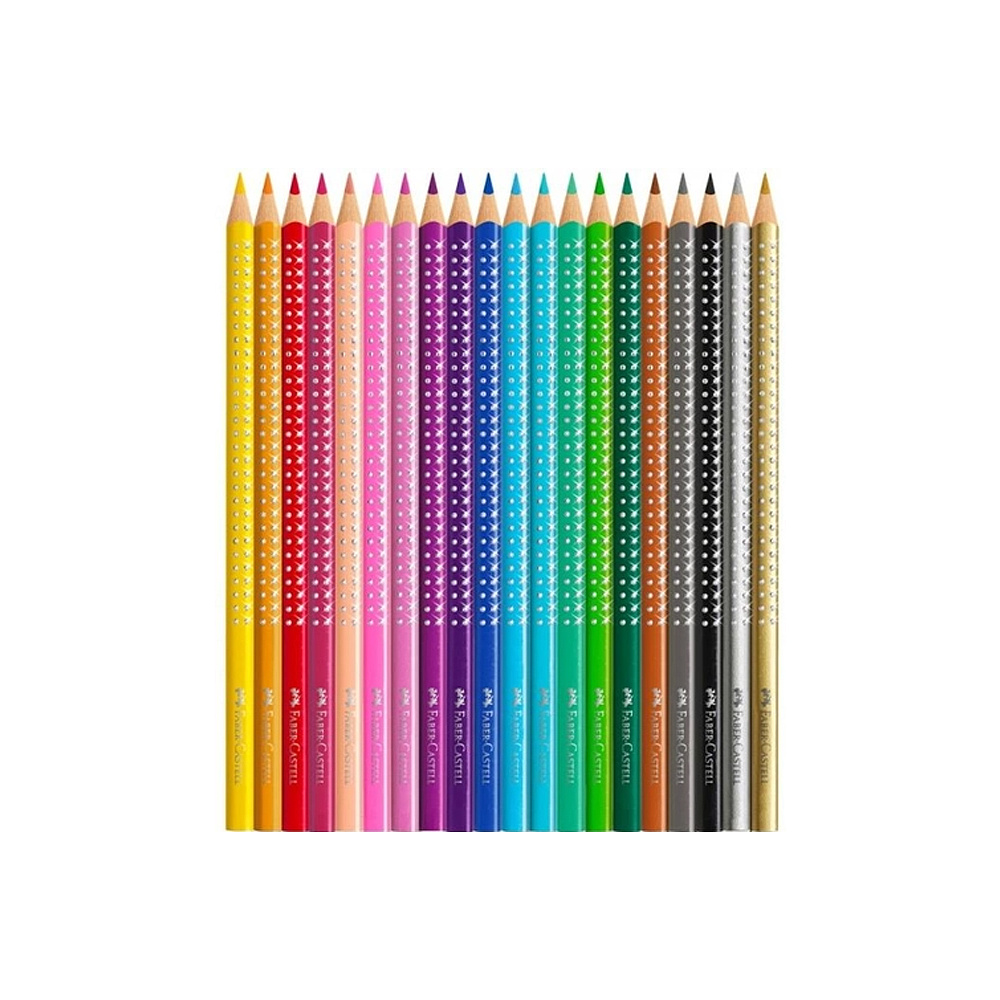 Цветные карандаши "Sparkle", с точилкой, 20 штук - 3