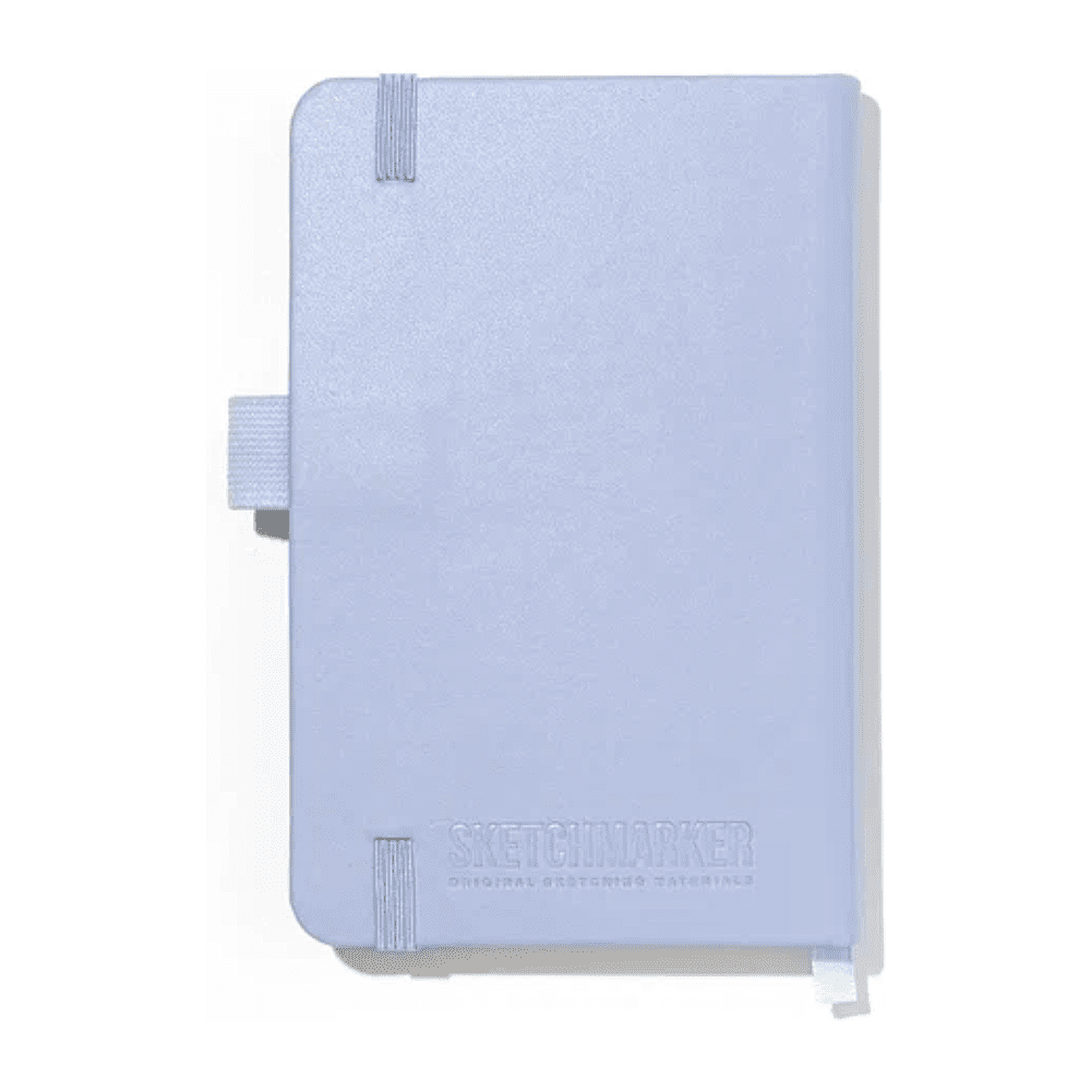 Скетчбук "Sketchmarker", 9х14 см, 140 г/м2, 80 листов, пыльный голубой - 4