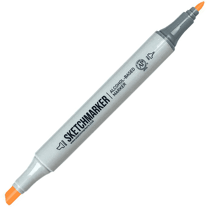 Маркер перманентный двусторонний "Sketchmarker", O52 забавный апельсин
