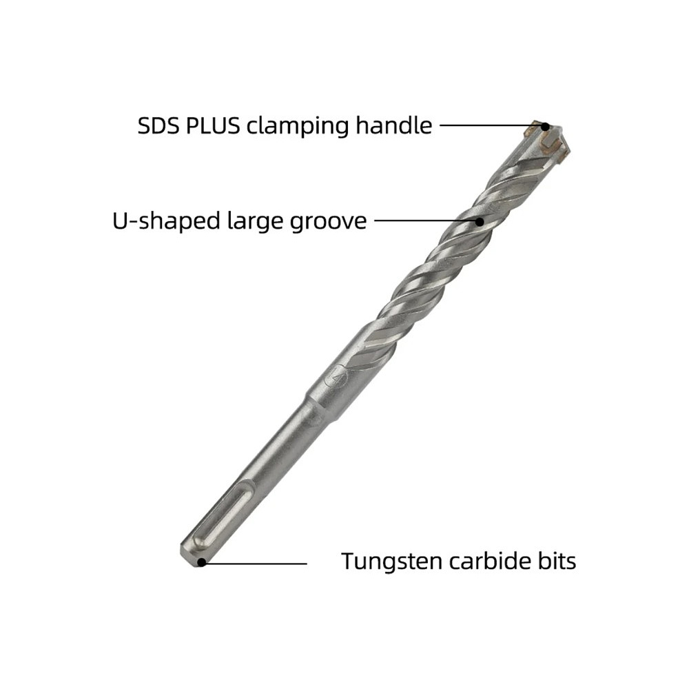 Бур по бетону Deli YS EDH-YCZ16014-E1, 14x160 мм, X-Tip, SDS-PLUS - 11 Бур по бетону Deli YS EDH-YCZ16014-E1, 14x160 мм, X-Tip, SDS-PLUS - 11