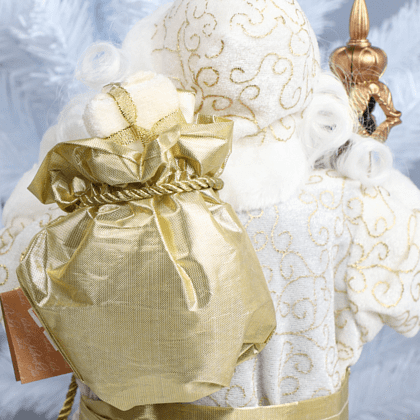 Фигурка "Дед Мороз", золотой - 4