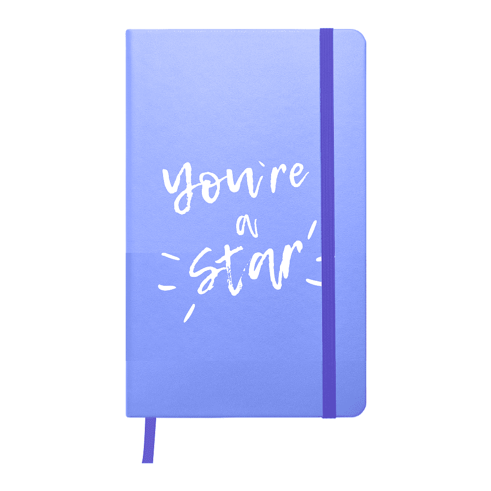 Ежедневник недатированный "Shady. You're a Star", А5, 272 страницы, сиреневый