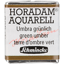Краски акварельные "Schmincke Horadam", 665 зеленая умбра, полукювета