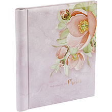 Альбом для фото "Flowery", 28x23 см, розовый