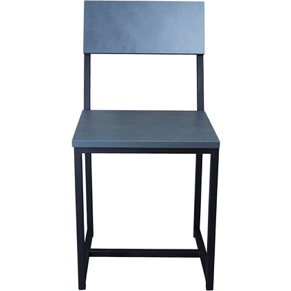 Стул ALLERD RION, металл, ЛДСП, черный муар, Металл Бруклин - 2