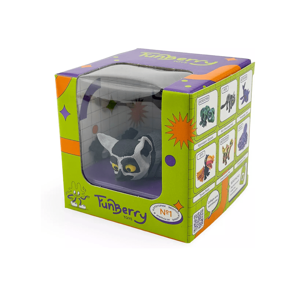 Игрушка 3D "Лемур Лем цветной" - 6