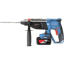 Аккумуляторный перфоратор DongCheng DCZC02-26 (TYPE EM), 20 В, 3.1 Дж, 2 АКБ, 4 Ач, З/У 2 А