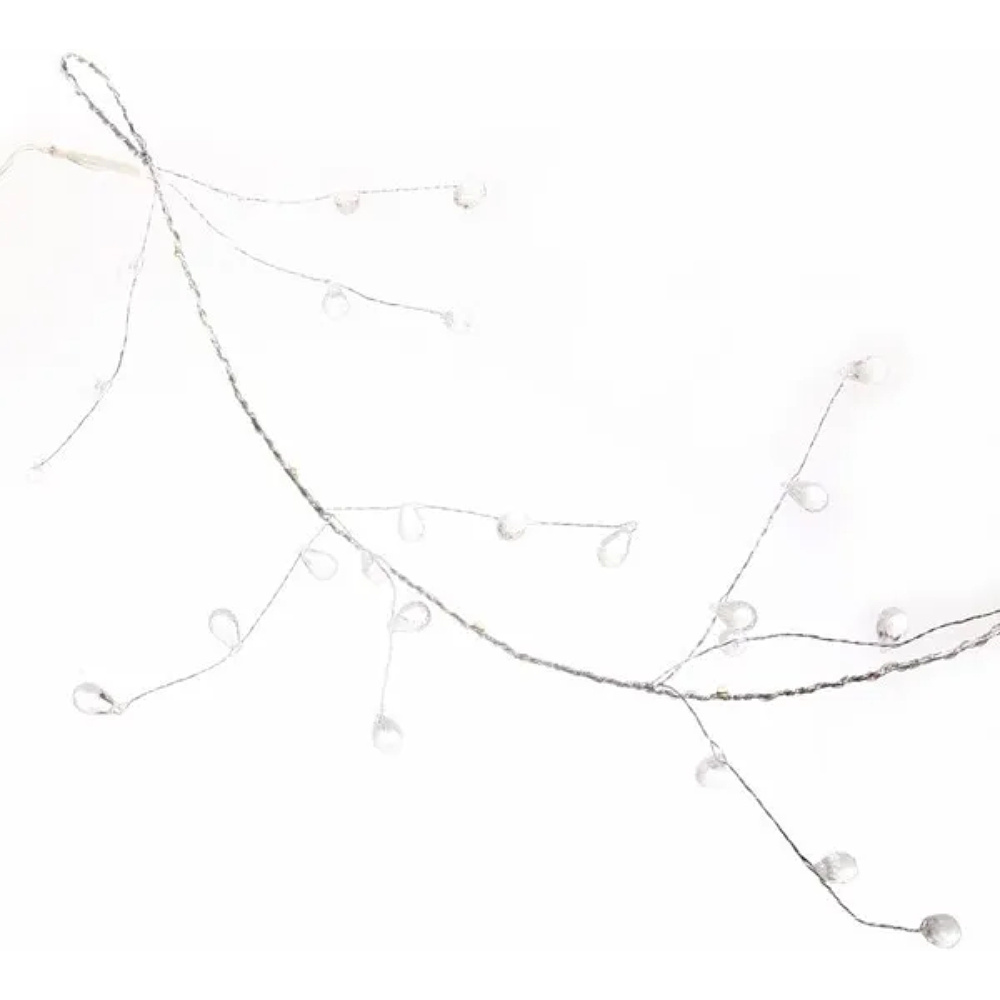 Гирлянда LED "Сверкающие хрусталики", 1,5 м, белый - 5